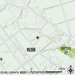 千葉県旭市蛇園3642-2周辺の地図