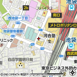 ニッポンレンタカー池袋メトロポリタン前営業所周辺の地図