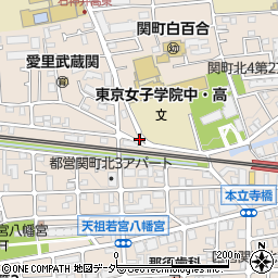 東京都練馬区関町北4丁目17周辺の地図