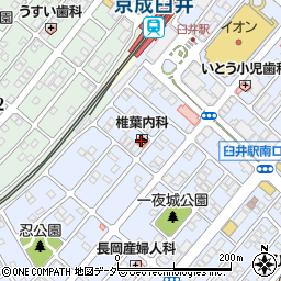 佐倉歯科医院周辺の地図