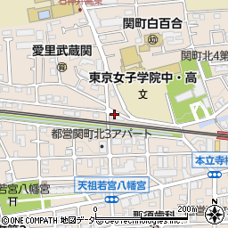 東京都練馬区関町北周辺の地図