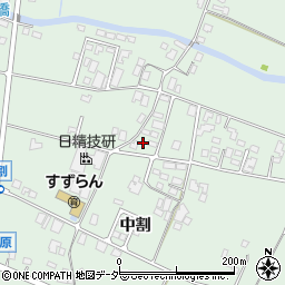長野県駒ヶ根市赤穂中割5748-8周辺の地図