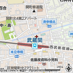 東京都練馬区関町北4丁目3周辺の地図