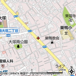 東京都豊島区南大塚1丁目18周辺の地図