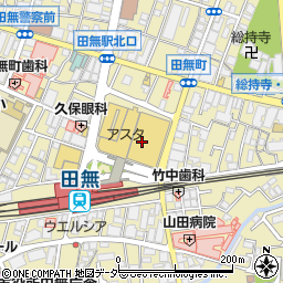 みずほ銀行田無支店 ＡＴＭ周辺の地図
