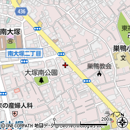 東京都豊島区南大塚2丁目31周辺の地図