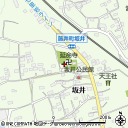 山梨県韮崎市藤井町坂井791-1周辺の地図