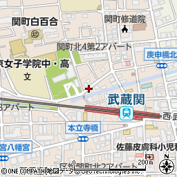 東京都練馬区関町北4丁目7周辺の地図