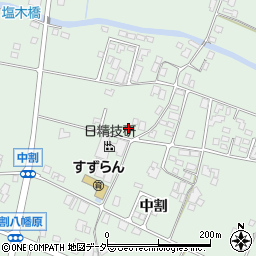 長野県駒ヶ根市赤穂中割5574周辺の地図