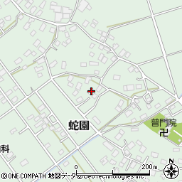 千葉県旭市蛇園3646周辺の地図