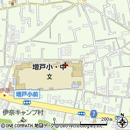 あきる野市立増戸中学校周辺の地図
