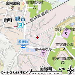 千葉県銚子市前宿町1161-1周辺の地図