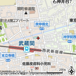 東京都練馬区関町北4丁目4周辺の地図