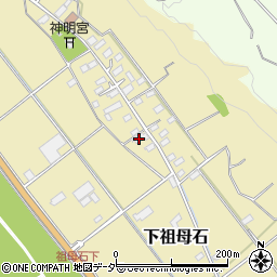山梨県韮崎市下祖母石316周辺の地図