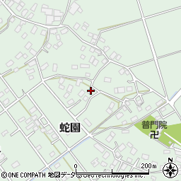 千葉県旭市蛇園3650周辺の地図