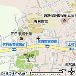 東京都あきる野市五日市900-3周辺の地図