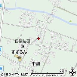 長野県駒ヶ根市赤穂中割5748-7周辺の地図