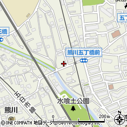 東京都福生市熊川1347-18周辺の地図