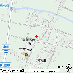 長野県駒ヶ根市赤穂中割5574-3周辺の地図