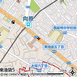 豊島中央図書館周辺の地図