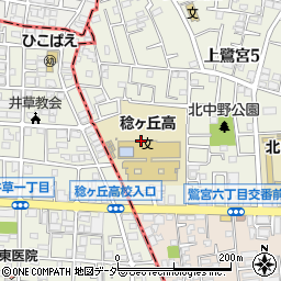 東京都中野区上鷺宮5丁目11周辺の地図