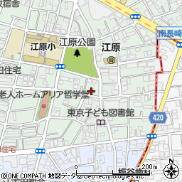 ＣＲＥＳＴ江原公園周辺の地図