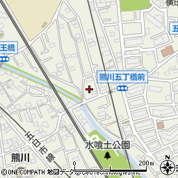 東京都福生市熊川1347-16周辺の地図
