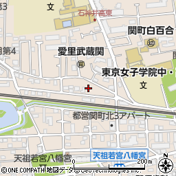 東京都練馬区関町北4丁目18周辺の地図