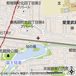 東京都練馬区関町北4丁目22周辺の地図