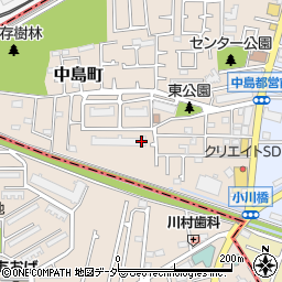 東京都小平市中島町34周辺の地図