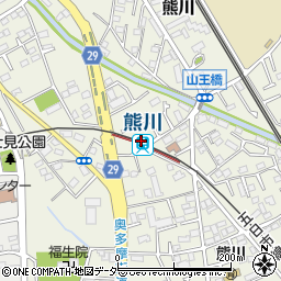 熊川駅周辺の地図
