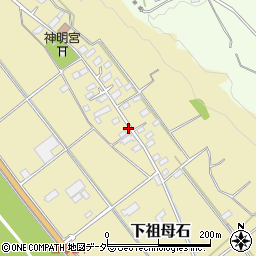 山梨県韮崎市下祖母石323周辺の地図