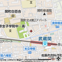 東京都練馬区関町北4丁目8周辺の地図