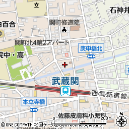 東京都練馬区関町北4丁目6周辺の地図