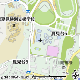 船橋市運動公園プール周辺の地図