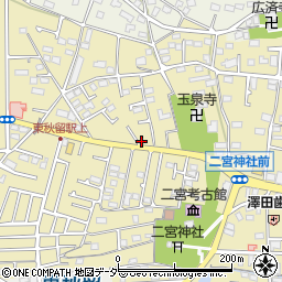 秋川バプテスト教会周辺の地図