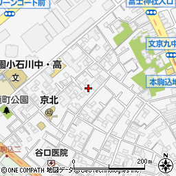 東京都文京区本駒込2丁目13-29周辺の地図