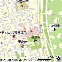 みずほ銀行江戸川病院 ＡＴＭ周辺の地図