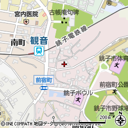 千葉県銚子市前宿町462-1周辺の地図