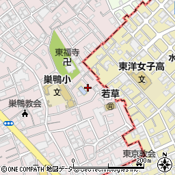 東京都豊島区南大塚1丁目25周辺の地図