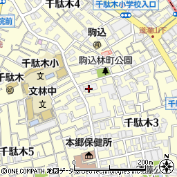 ホスピタルメント文京千駄木周辺の地図
