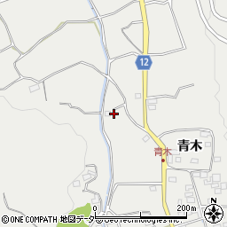 山梨県韮崎市清哲町青木2499-2周辺の地図