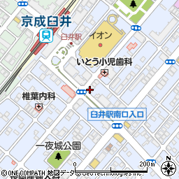 オリックスレンタカー京成臼井駅前カウンター周辺の地図
