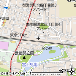 東京都練馬区関町北4丁目24周辺の地図