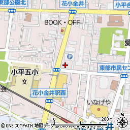 西友花小金井店第１駐車場周辺の地図