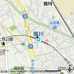 東京都福生市熊川777-14周辺の地図