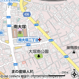 東京都豊島区南大塚周辺の地図