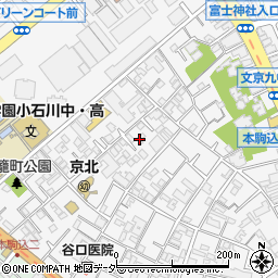 東京都文京区本駒込2丁目13-17周辺の地図