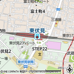 西武鉄道株式会社　東伏見駅周辺の地図