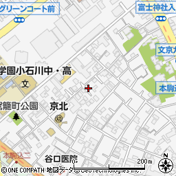 東京都文京区本駒込2丁目13-15周辺の地図